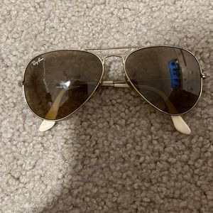 Ray bans aviator small frame face fit